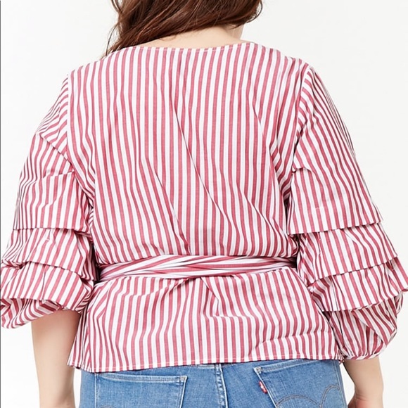 Pinstripe Top ❤️ - Picture 3 of 3